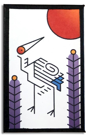 Heroku January crane card
